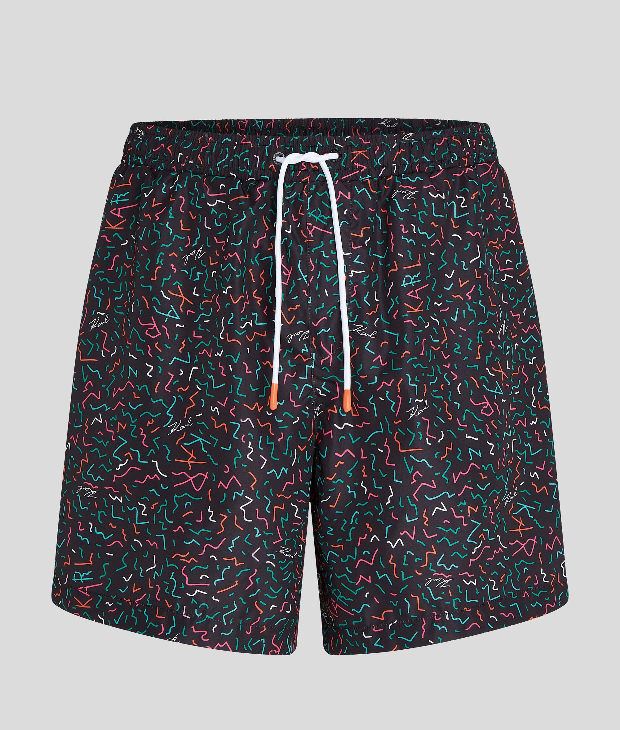 (image for) Refined GEOMETRIC-PRINT BOARD SHORTS